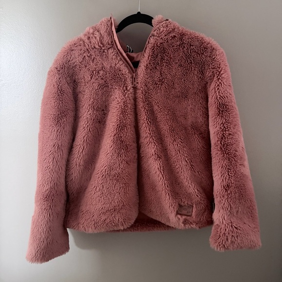 Under Armour Kids' Pink Teddy Jacket - Picture 2 of 6